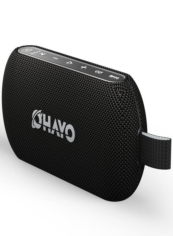 رايدن مكبرات صوت لاسلكية محمولة من أوهايو، مقاومة للماء بمعيار IPX7، بلوتوث 5.3، صوت عالٍ للمنزل، الأماكن الخارجية، الحفلات، أسود - Image 1