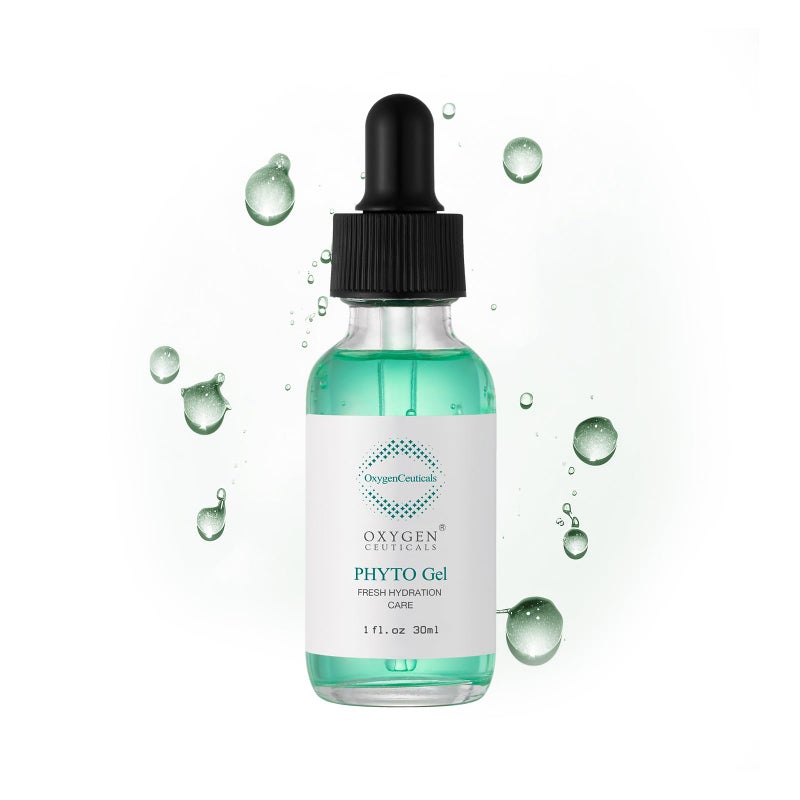 OxygenCeuticals Phyto Gel â€“ Brightening & Soothing Gel Serum with Niacinamide, Sodium Hyaluronate, Centella & Mulberry Root Extracts, Functional Radiance Suitable for Sensitive Skin. 1 fl.oz (30ml) - Image 1