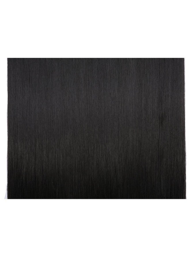 S-noilite Elegant 30(76Cm) Longest Straight Natural Black 34 Full Head One Piece 5 Clips Clip In Hair Extensions - Image 5