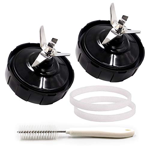 AxPower 2 PACKS 7 FINS Extractor Blades Replacement Part Bottom Blade for Ninja Blender for Nutri Ninja Auto iQ BL642 NN102 BL682 BL2013 and More - Image 1