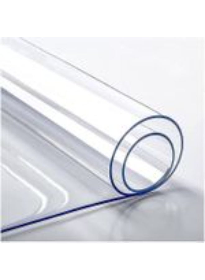 مفرش/غطاء طاولة سيليكون شفاف عالي السماكة - بديل للزجاج عملي وآمن عرض 120 سم - سماكة 1.5 مم  (يباع بالمتر) - Image 1