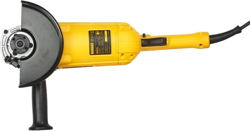 DEWALT 180Mm 2200W Large Angle Grinder With Lock-On Switch, Yellow/Black, Dwe493-B53 Year Warrnty - Image 2