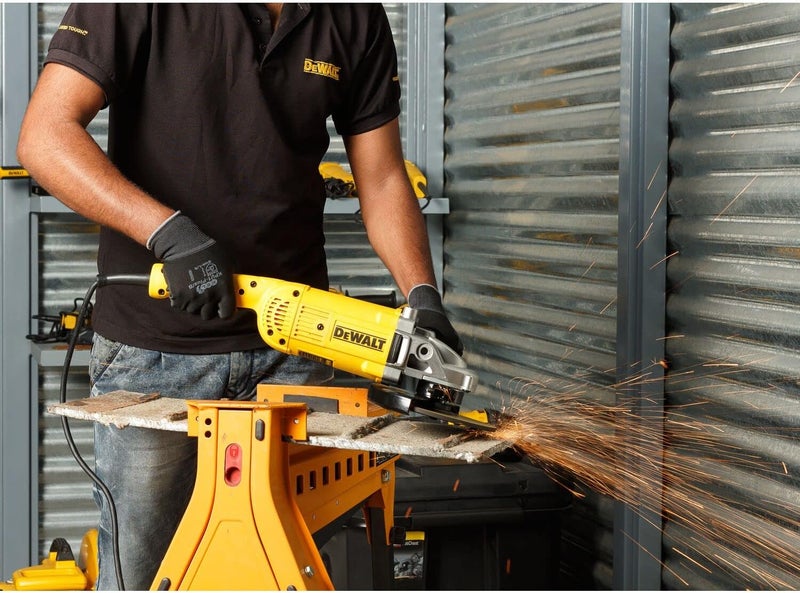 DEWALT 180Mm 2200W Large Angle Grinder With Lock-On Switch, Yellow/Black, Dwe493-B53 Year Warrnty - Image 5
