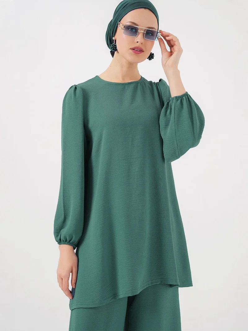BIG DART BDART Tunic & Wide Leg Pants Two-Piece Coord Set