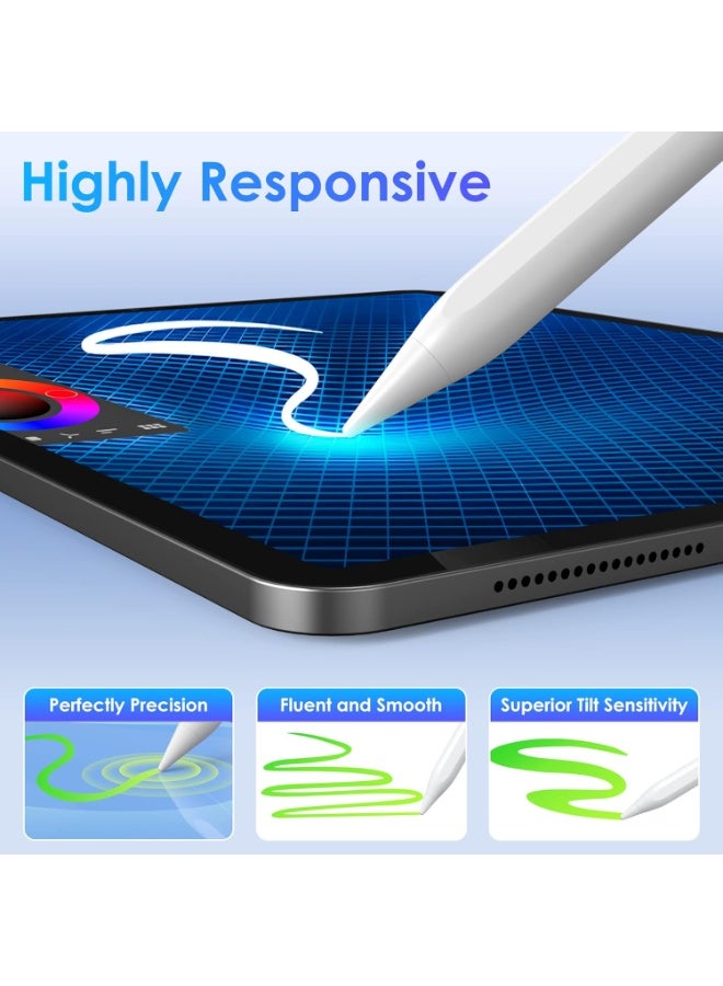 Active Stylus Pen for Compatible Tablets, Fast Charging Digital Pencil with Precision Tip for Writing, Drawing and Note Taking - Image 5