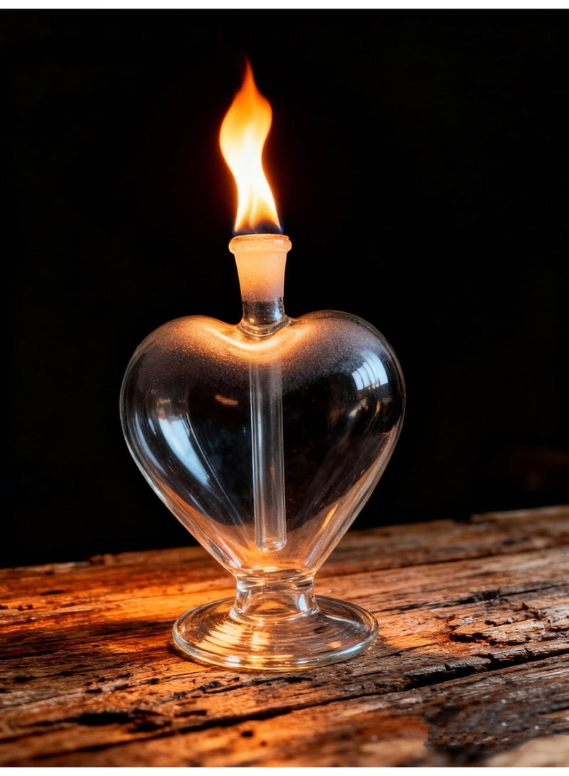 شيانغ مي زجاجة مصباح زيتي زجاجية ممتازة مقاومة للحرارة مصنوعة من مادة البورسليكات عالية الجودة للاستخدام طويل الأمد (لون عشوائي) - Image 1
