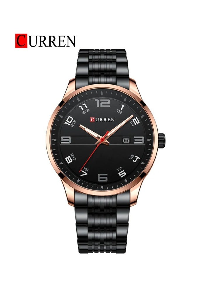 CURREN CURREN 8411 Original Brand Stainless Steel Band Wrist Watch For Men  - Image 1