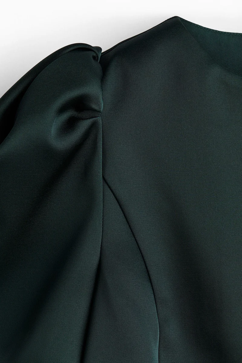 H&M Puff-sleeved blouse