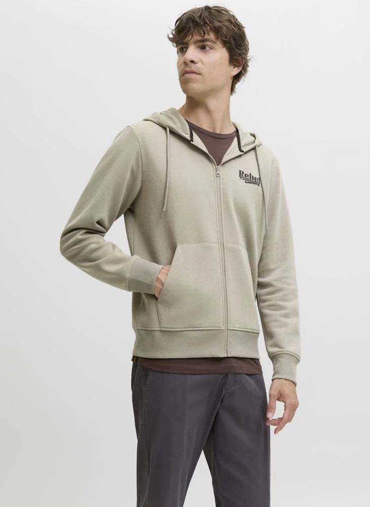 ج ج ريبل Brakim Sweat Zip Hooded Sweatshirt