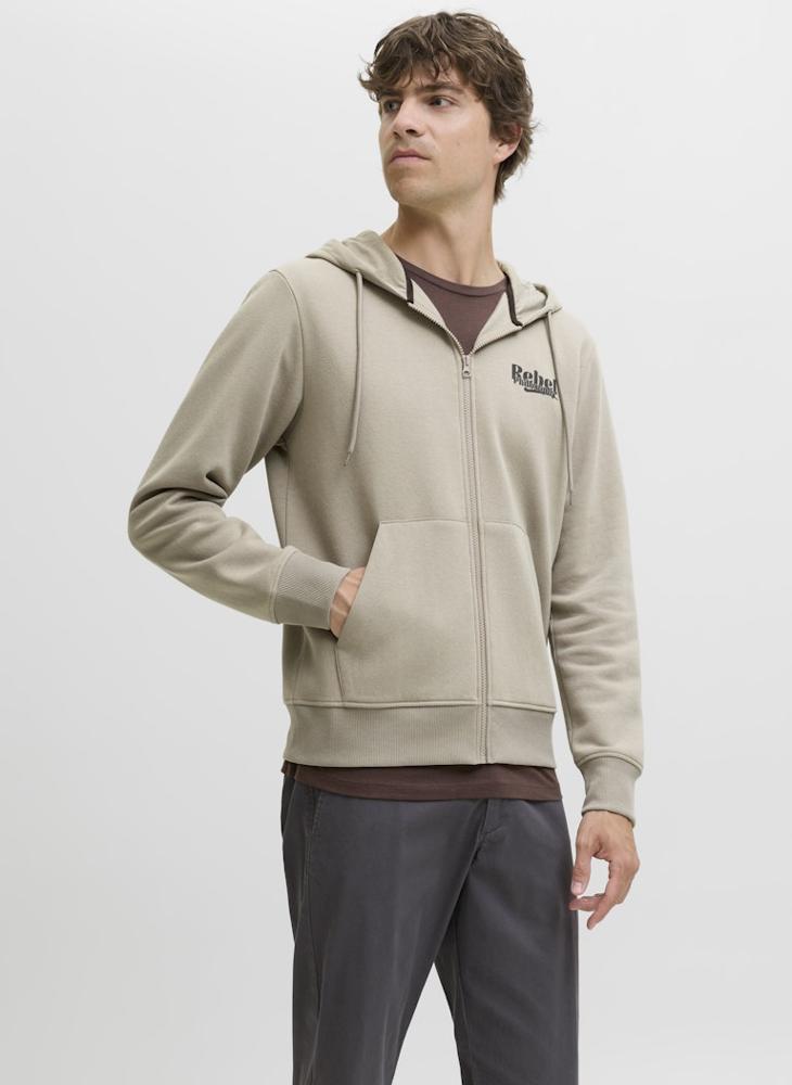 ج ج ريبل سترة بغطاء رأس بسحاب بريكيم - Image 1