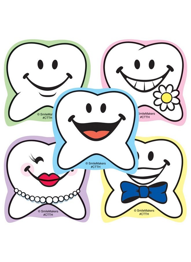 SmileMakers - ملصقات على شكل أسنان سعيدة جوائز وهدايا 100 في العبوة - Image 1