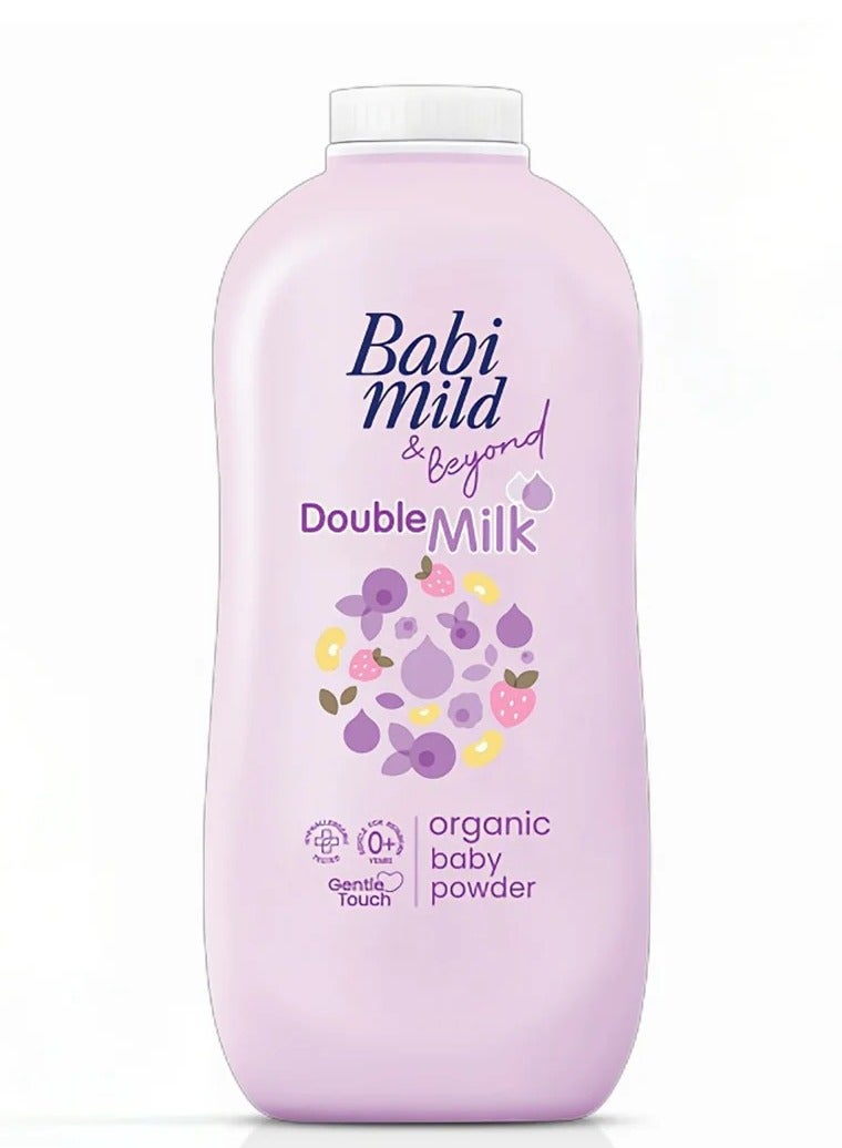 BabiMild - Double Milk Organic Baby Powder - 350g - Image 1