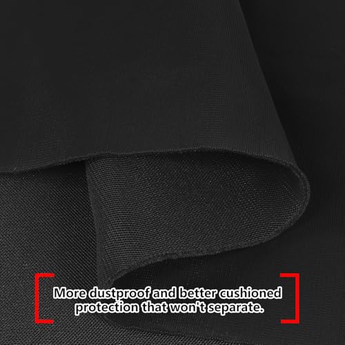 4Bang Speaker Grill Cloth,Acoustic Fabric,3D Speaker Fabric Repair for Speaker,Home/Stage Speakers,Audio Panels,Speaker Cloth (18inchx54inch, Black) - Image 3