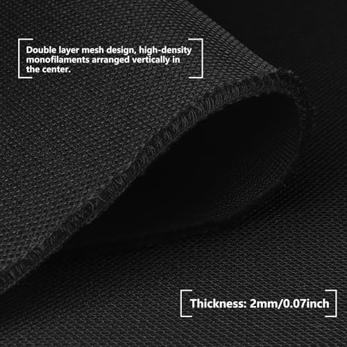 4Bang Speaker Grill Cloth,Acoustic Fabric,3D Speaker Fabric Repair for Speaker,Home/Stage Speakers,Audio Panels,Speaker Cloth (18inchx54inch, Black) - Image 4