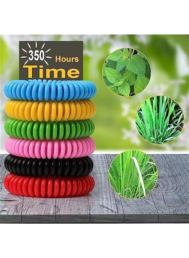 هوكور اي بين اساور بعوض، عبوة من 10 قطع مغلفة بشكل فردي، خالية من مادة ديت، سوار طبيعي ومقاوم للماء (سوار بلون سادة) - Image 2