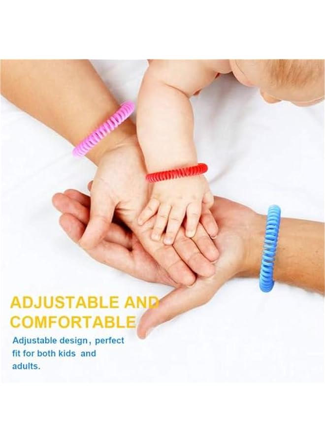 هوكور اي بين اساور بعوض، عبوة من 10 قطع مغلفة بشكل فردي، خالية من مادة ديت، سوار طبيعي ومقاوم للماء (سوار بلون سادة) - Image 4