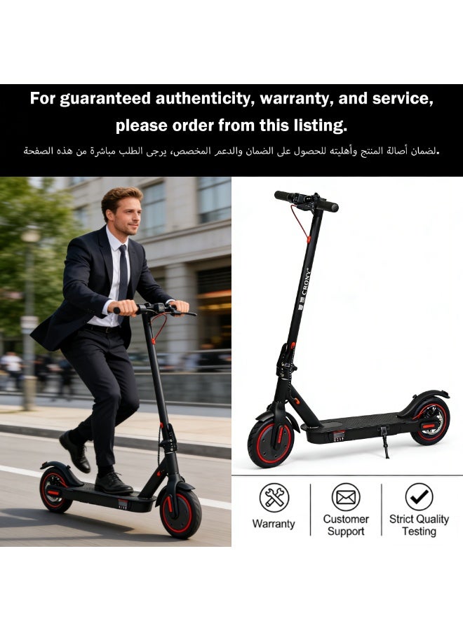 Crony Foldable Electric Scooter Lightweight, 250W Motor, Speed 25 km/h, Range 10 km, Max Load 120 kg, App Control, Black - Image 3