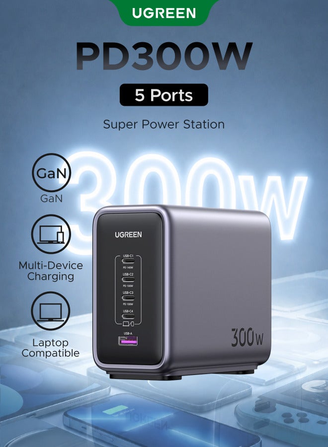 ugreen Ugreen Nexode Gan Charger usbc 240 WUSBCCABLE 300W N70027503V