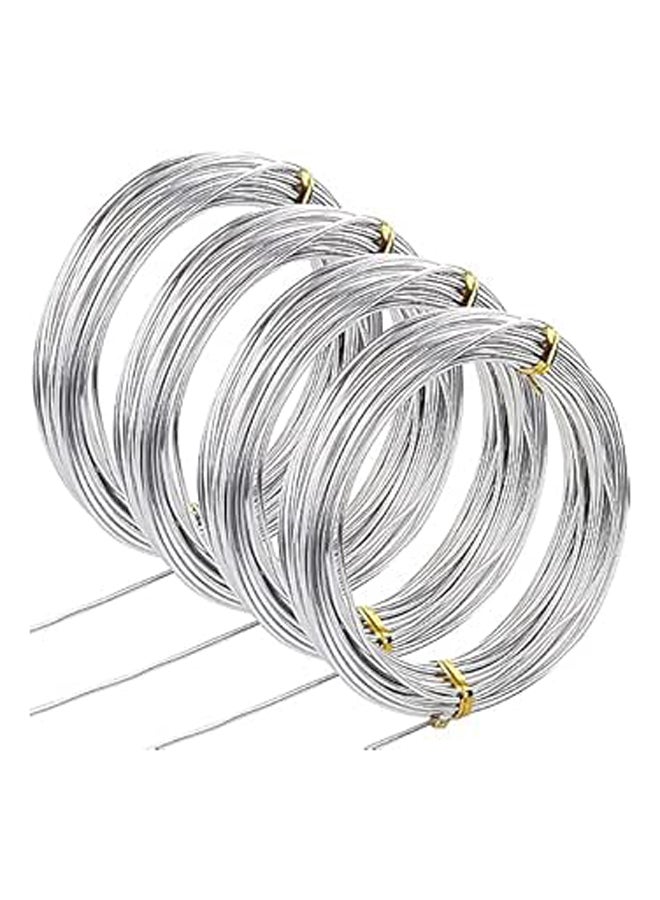 Gauge Aluminum Wire 131.2 Feet, Silver - Image 1