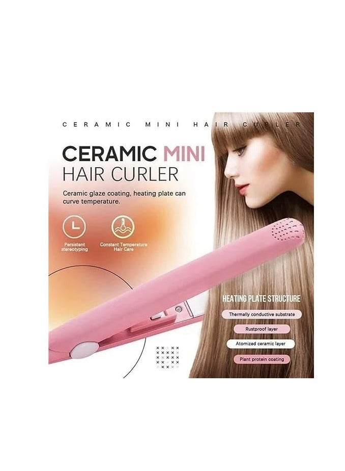 Mini Hair Straightener - Easy to Carry for Trips - High Efficiency, Multi Color, Ceramic - Image 2