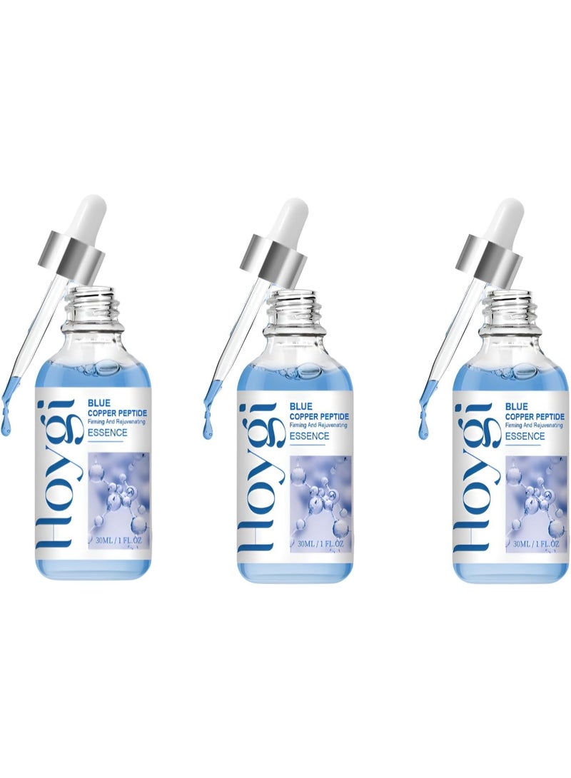 Hoygi 3-PACK Copper Pep Anti-Aging Serum 30ml - Skin Revitalizing Formula with Brightening Essence for Radiant Face Clinically Proven Wrinkle Reduction Brightening & Dark Spot Corrector - Image 1