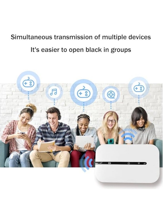 General Wireless Router 4G LTE 150Mbps WiFi Portable Modem Wireless Router MIFI Wi-Fi Mobile Hotspot High Speed 4G Mobile WiFi Hotspot Router（M8-5M）  - Image 5