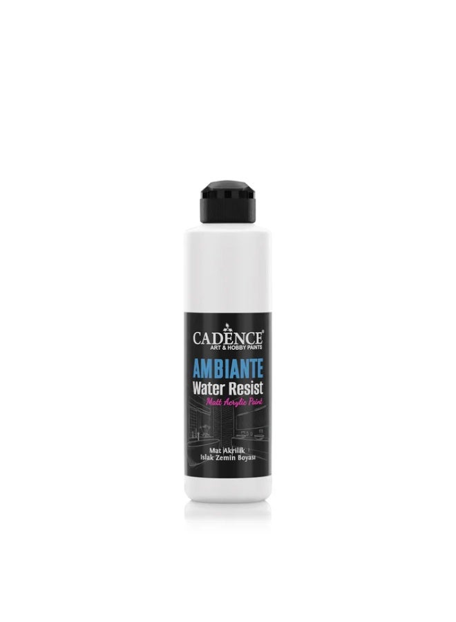 Ambiate Water Resist Matt Acrylic Antique White - 250ML