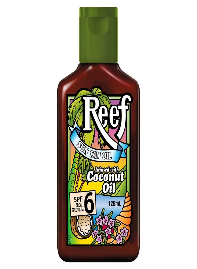 Reef Dark Sun Tan Oil Coconut 125ml (SPF6) - Image 1