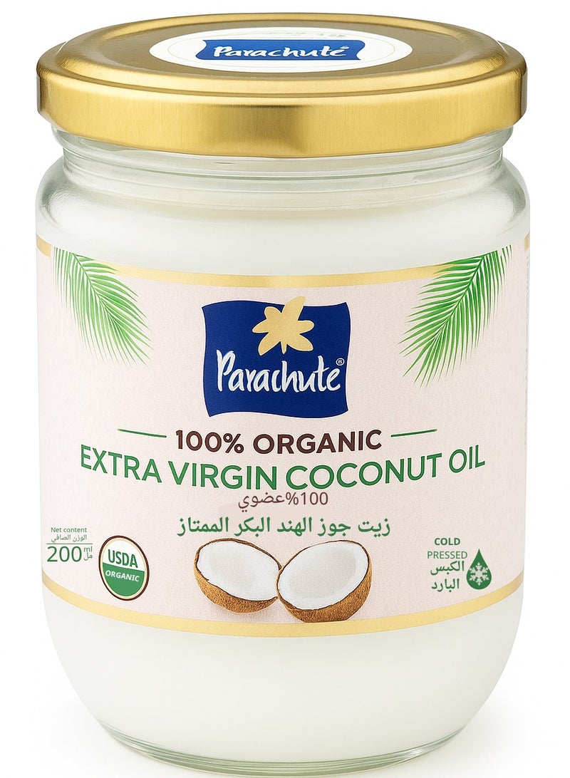 باراشوت زيت جوز الهند البكر العضوي 100% من باراشوت - 200مل - Image 1