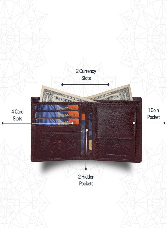 HAMMONDS FLYCATCHER Leather Wallet Combo Gift Set - Marriage Wedding Gifts for Couples Wife Husband - RFID Protected Men's & Ladies Women's Wallets, Multiple Card Slots - Coffee Brown - Image 3