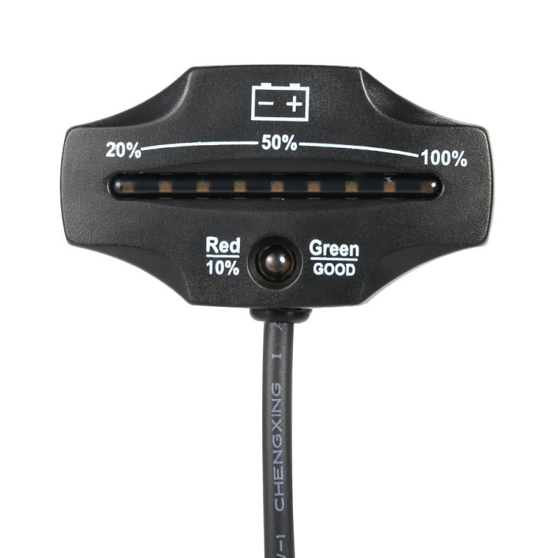 Lead Acid Battery Meter: 12V/24V Automatic Recognition - IP65 Waterproof 9-LED Battery Tester for Golf Carts, Marine, Motorcycle, ATV, Tractor, Truck, Forklift Use - Image 3
