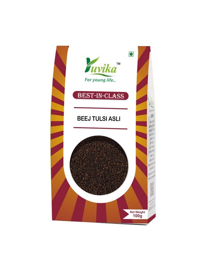 Yuvika بذور تولسي الأصلية يوفكا - بذور كريشان تولسي - أوكيموم سانكتوم 100 جرام - Image 1