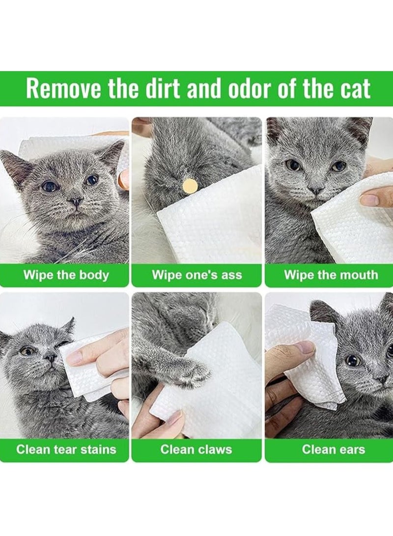 SKY-TOUCH 3pack Dog Wipes 240pcs, Large Pet Grooming Wipes for Dogs & Cats, for full body, eye wipes, ear wipes, Paws Unscented - Image 5