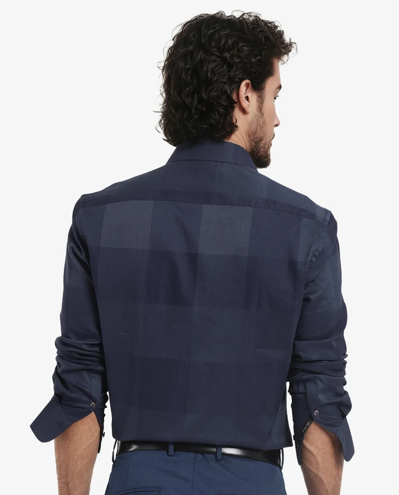 Rare Rabbit Men's Tonal Check Shirt