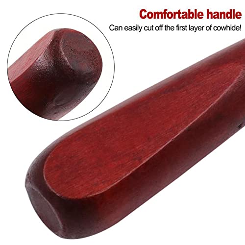 CALANDIS® Stainless Steel Blade Leather Edging Working Knife DIY Skiving Leathercraft | - Image 2