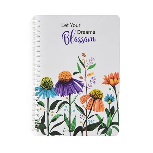 Papboo A5 Hardcover, Hardbound Cute Undated Daily Planner For 3 Months, Schedule Your Day, Manage To-do List, Goals Tracker,Wellness Tracker,With cool Sticker sheet (Blossom) - Image 1