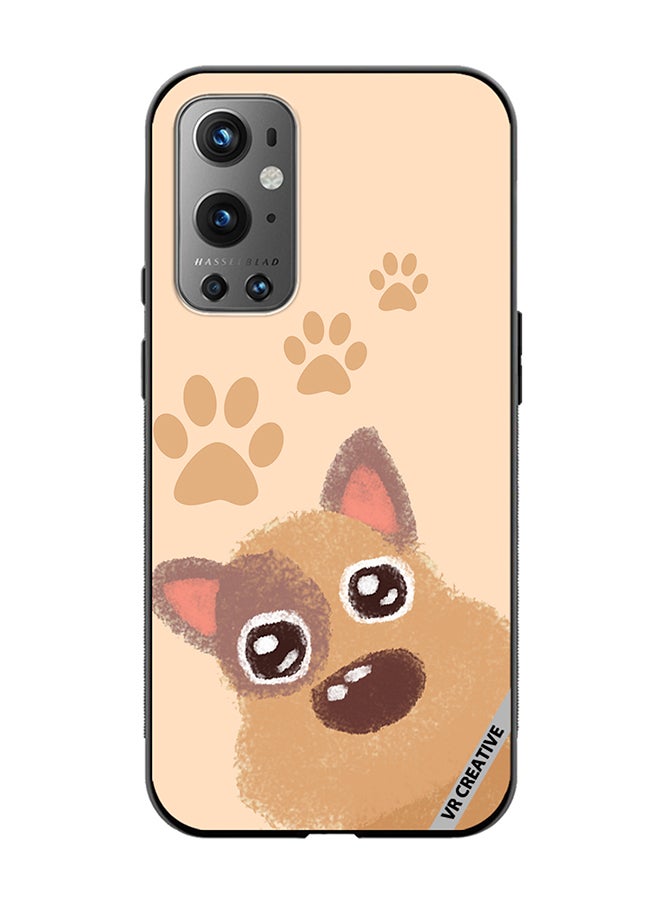 VR CREATIVE Protective Case Cover For OnePlus 9 Pro Cute Doggie Design Multicolour - Image 1