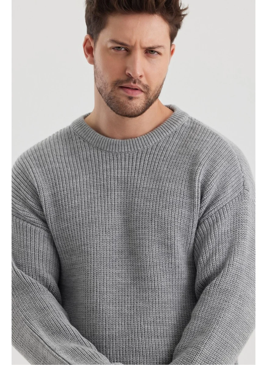 Cool Tarz Cool Style Men's Regular Fit Crew Neck Knitted Sweater