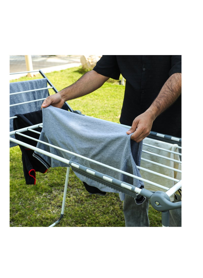 Laundry Rack Durable Rust Proof Iron Rods And Frame Easy Folding 12M Drying Space Multicolor - pzsku/ZA822DA2C96522CAE7B85Z/45/1741687529/adba1842-a509-4437-aaaf-0db991c048a1