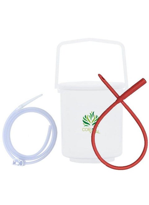 Coffee Enema Kit For Colon Cleansing Recommended By Gerson Home Enema Kit Enema Bucket Kit With Red Tube Colon Detox Organic Coffee Enema Enema Coffee Colon Cleanser Colon Health