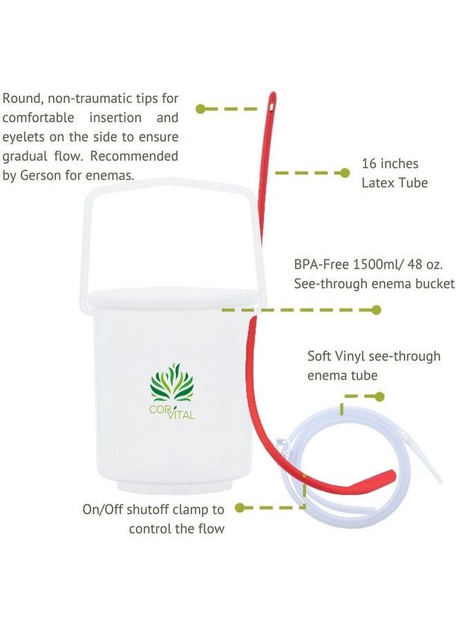Coffee Enema Kit For Colon Cleansing Recommended By Gerson Home Enema Kit Enema Bucket Kit With Red Tube Colon Detox Organic Coffee Enema Enema Coffee Colon Cleanser Colon Health