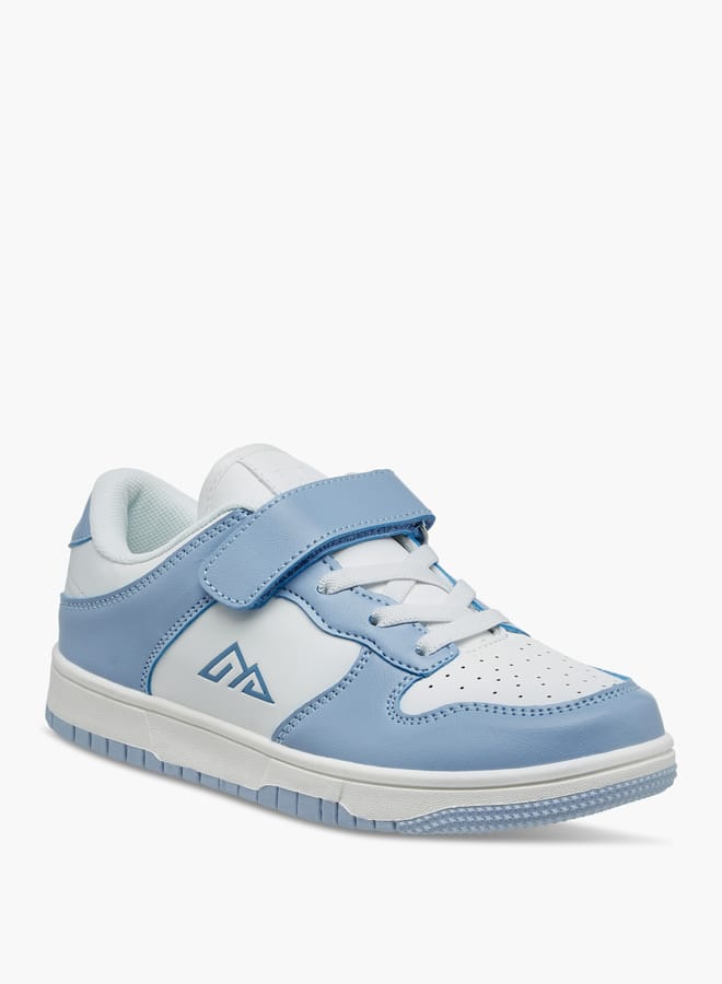 Oaklan by Shoexpress Girls Panelled Sports Shoes with Hook and Loop Closure - Image 1