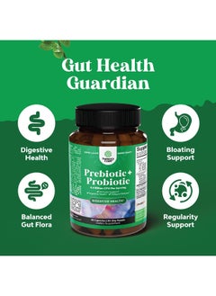 Natures Craft Prebiotics And Probiotics Gut Health Supplement - Super Potent Digestive Health Acidophilus Probiotic Capsules With Men And Womens Probiotics And Prebiotics For Colon Digestive Support And Immunity  - Image 3