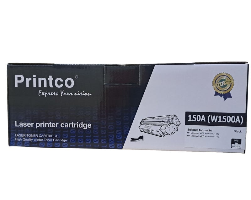 Printco Compatible with hp 150A W1500A Toner Cartridge for HP M111a 111W MFP M141a 141W Toner Cartridge with chip. - Image 3