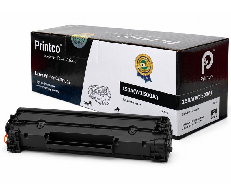 Printco Compatible with hp 150A W1500A Toner Cartridge for HP M111a 111W MFP M141a 141W Toner Cartridge with chip. - Image 1