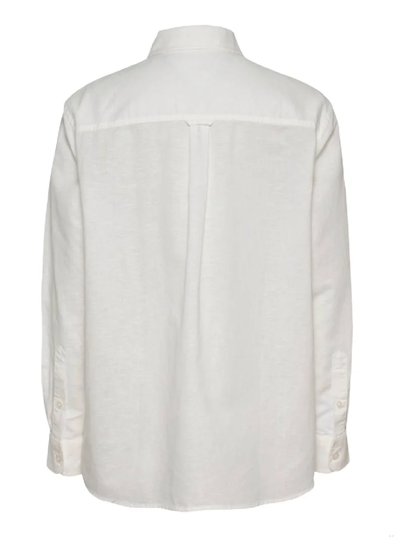 TOMMY JEANS Relaxed Linen Shirt
