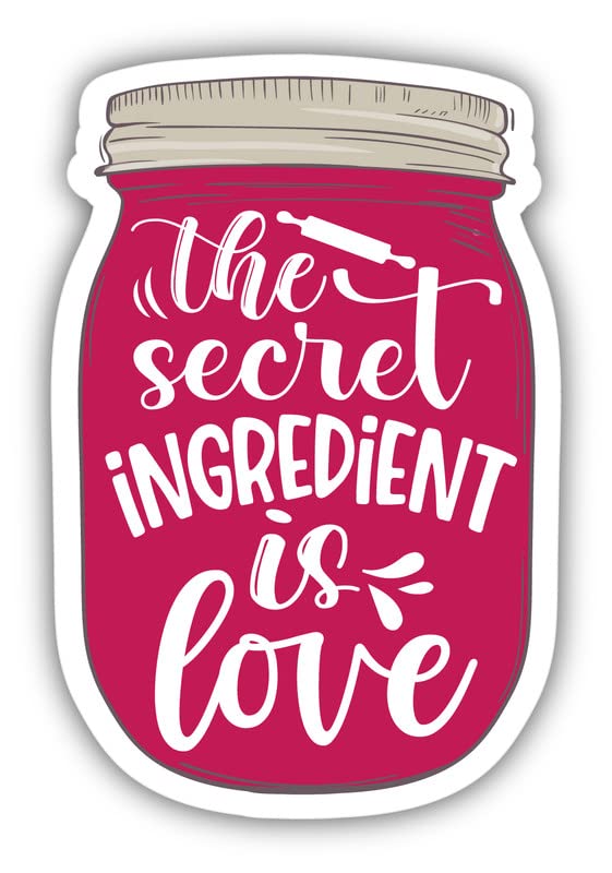 NOURISH Secret Ingredient is Love Fridge Magnet, 1 Piece - Image 1