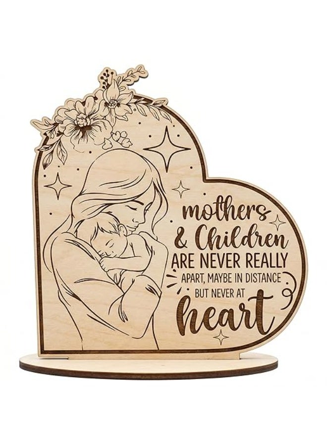 Wooden stand, the perfect Mother's Day gift - a decorative heart-shaped stand with meaningful quotes for mothers, mothers-in-law, and grandmothers. - Image 4