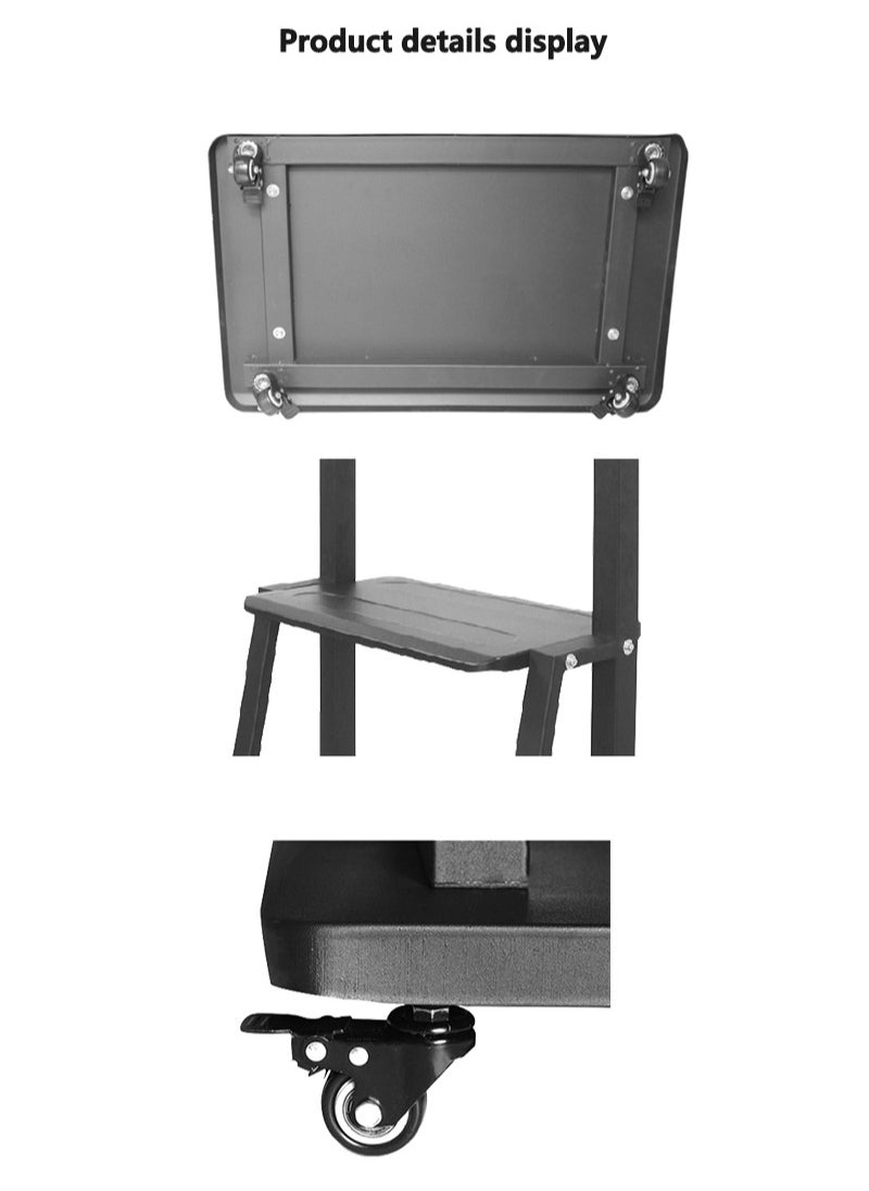 Sharpdo - Mobile Floor TV Stand Mount with Wheels for 50-85 Inch TV for Office Home Outdoor - Image 1