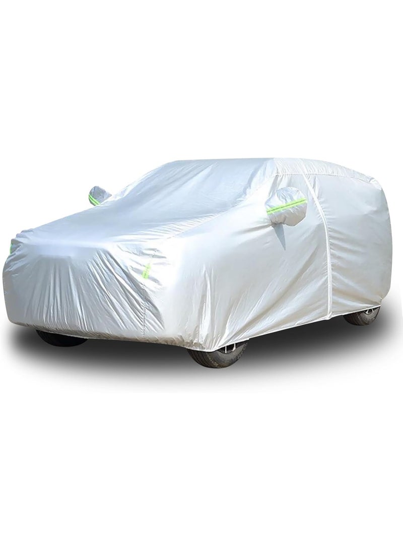 Generic Car Covers Waterproof All Weather for ​SUV/Sedan/Hatchback, Sun Shield Car Hood Universal Cover, Outdoor Full Cover Rain Sun UV Protection Car Protection, Tight Smooth Non-Abrasive  - Image 1
